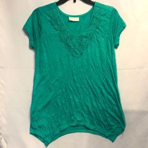 Bobbie Brooks Green Top Size M
